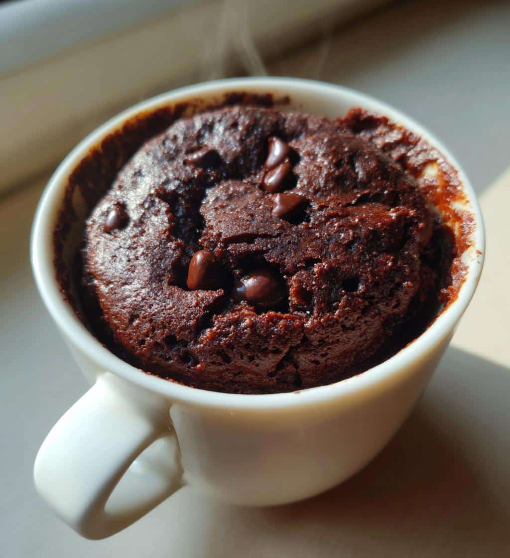 air fryer mug brownie small batch