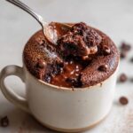 air fryer mug brownie soft center