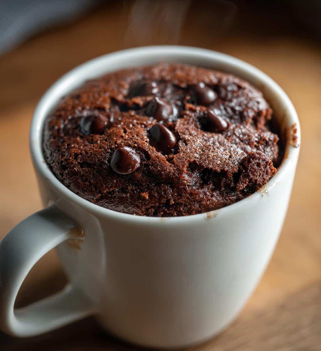 air fryer mug brownie valentines day - detail 1