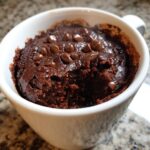 air fryer mug brownie winter dessert