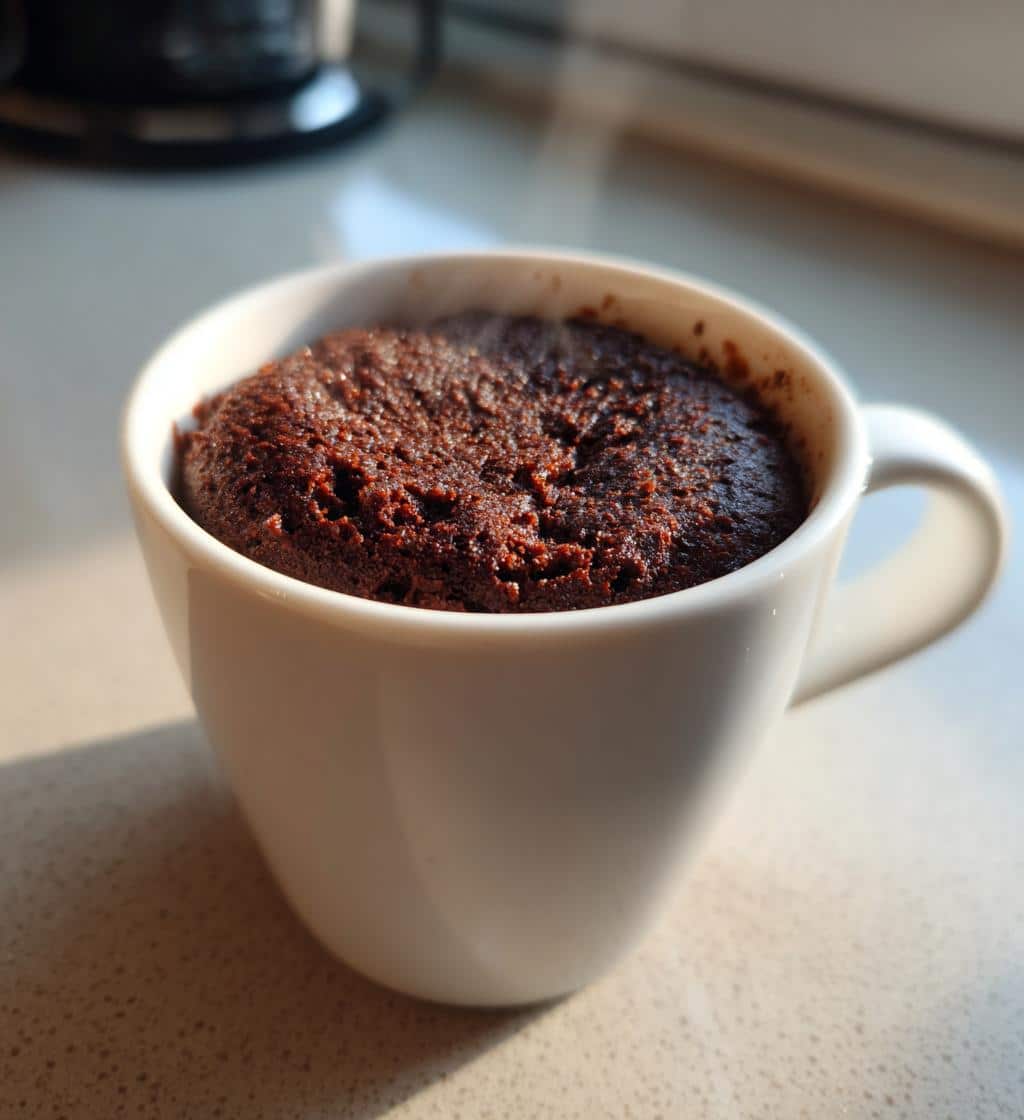 air fryer mug cake 5 minute