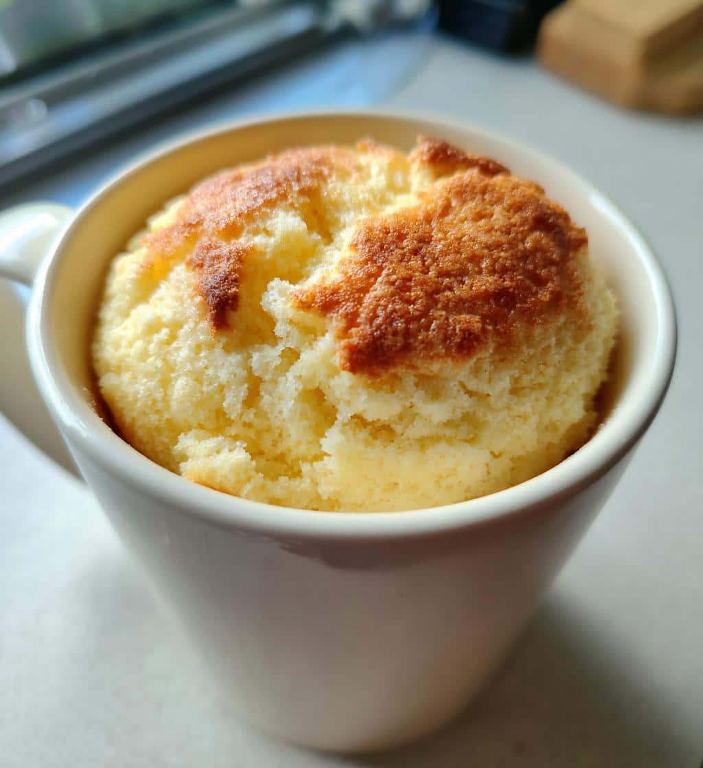 air fryer mug cake comfort food