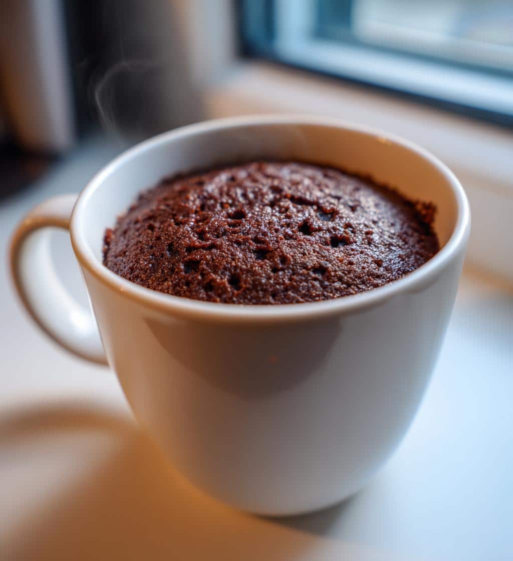 air fryer mug cake for beginners