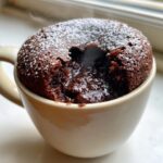 air fryer mug cake gooey