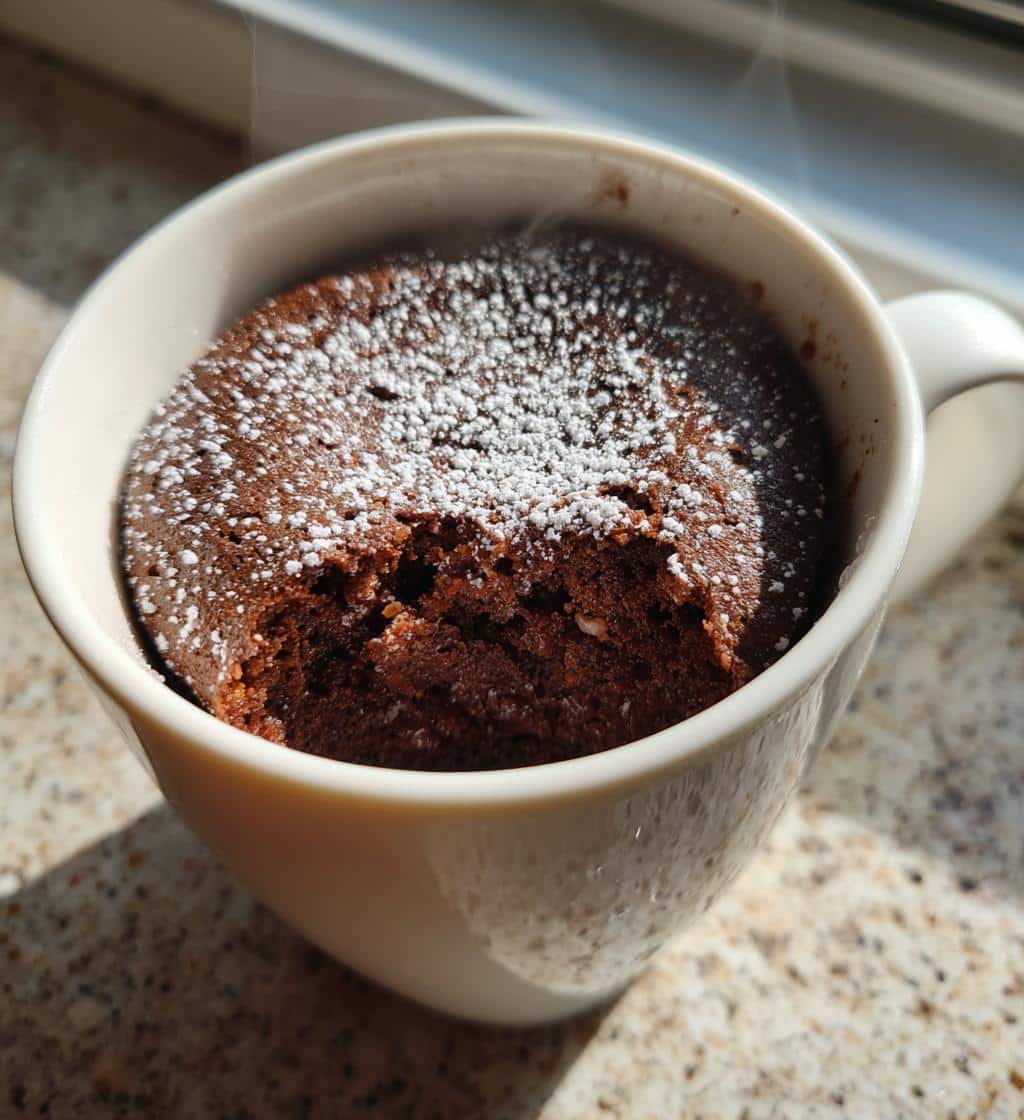 air fryer mug cake high protein