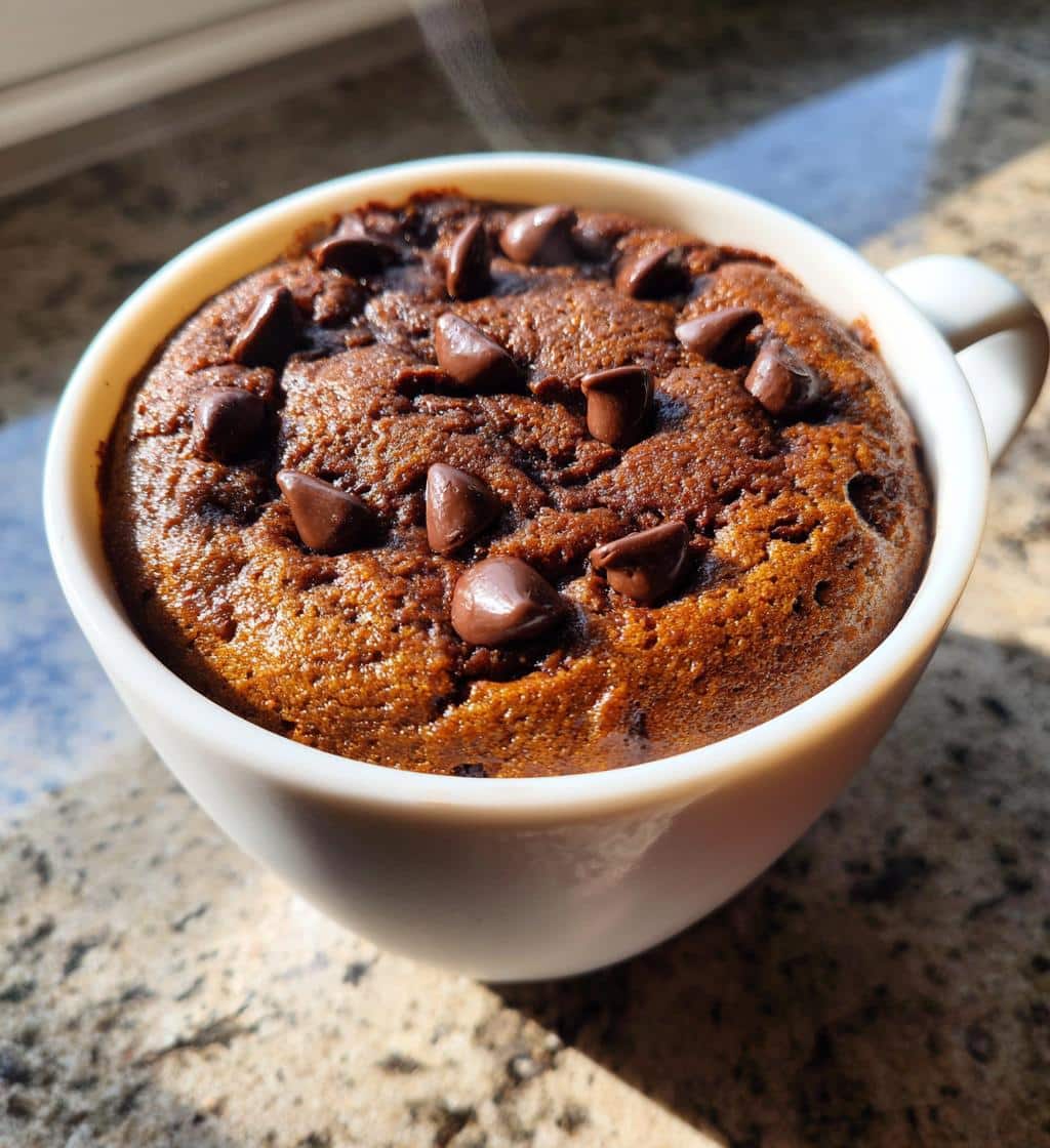 air fryer mug cake no bake style - detail 1