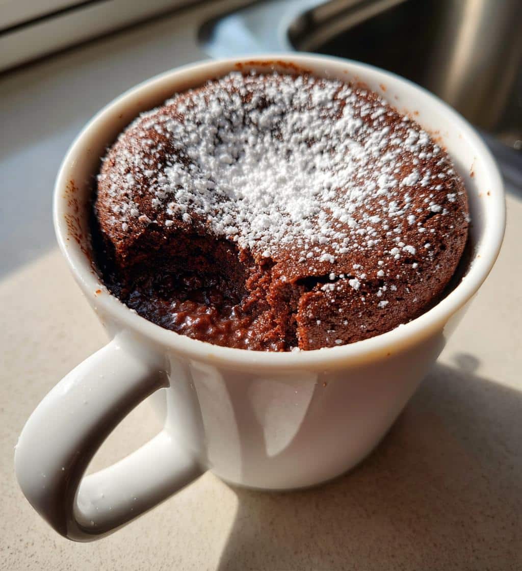 air fryer mug cake party dessert