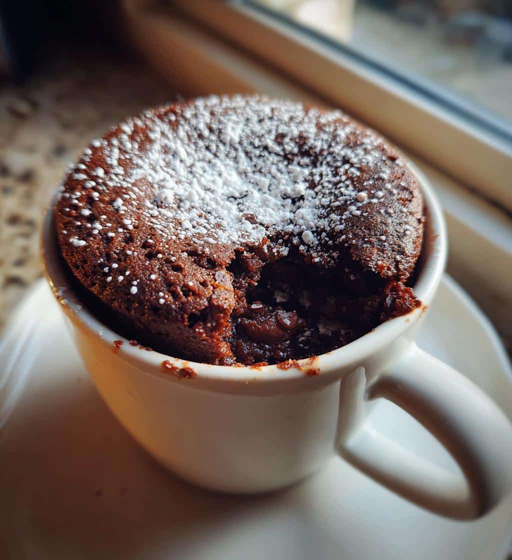 air fryer mug cake simple ingredients - detail 1