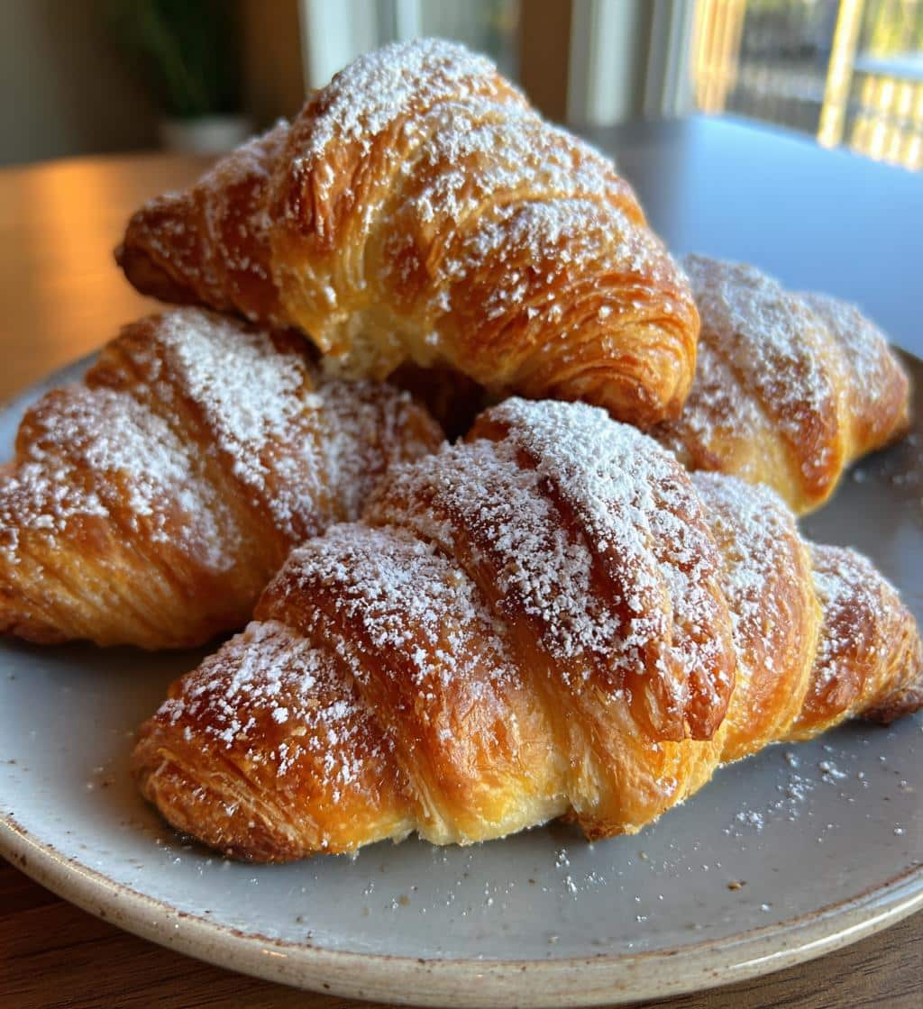 air fryer mug cake with crescent rolls - detail 1