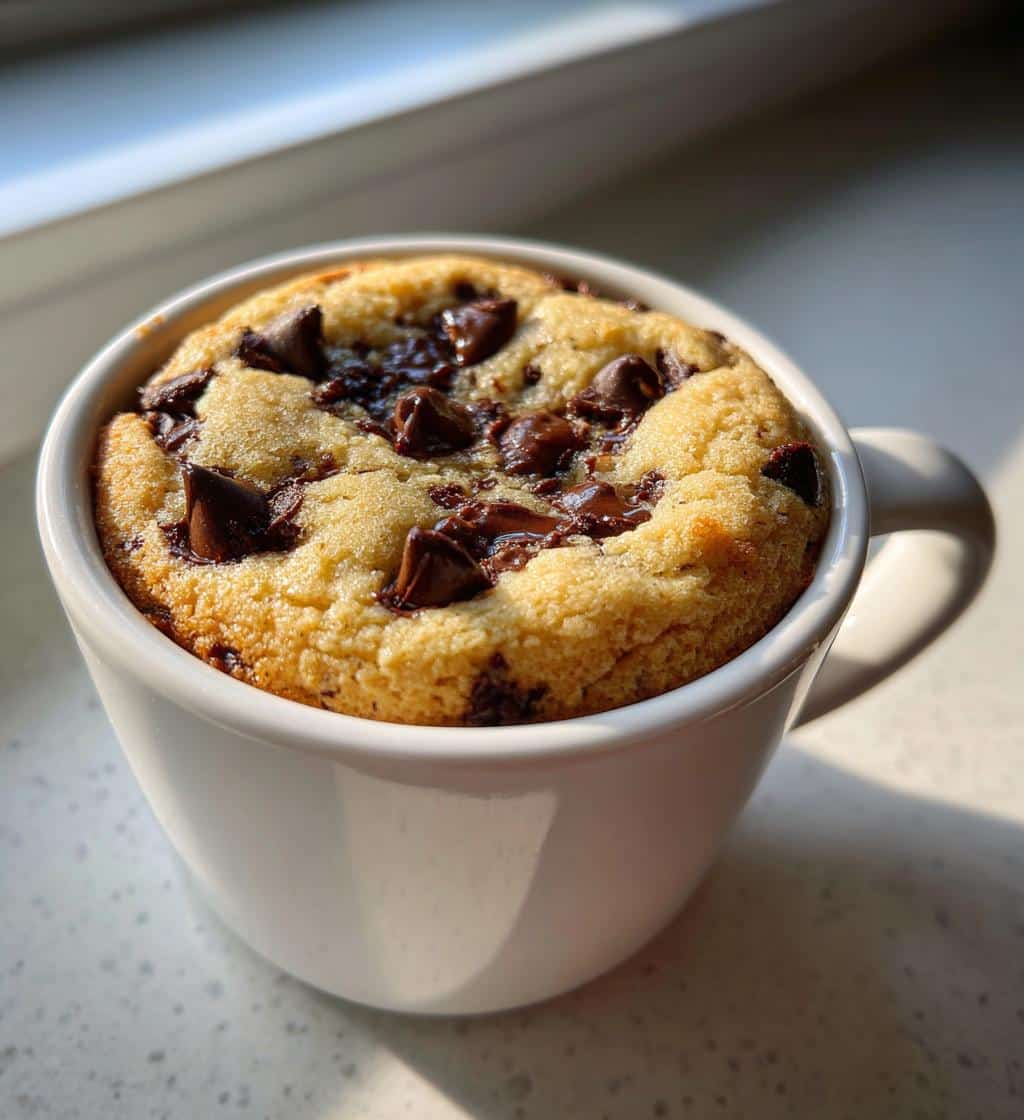 air fryer mug cookie 5 minute