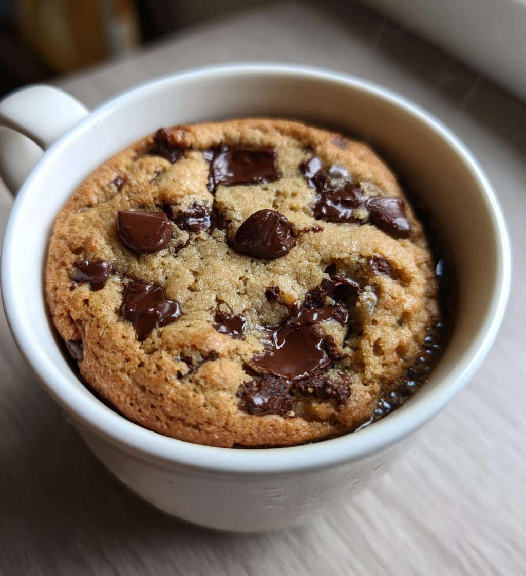 air fryer mug cookie easy