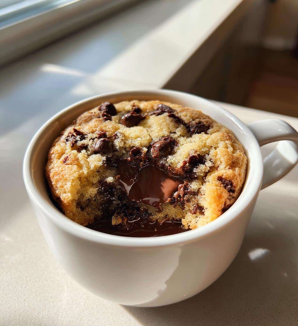 Indulge in a 5-Minute Air Fryer Mug Cookie No Bake Style Bliss 4 air fryer mug cookie no bake style - detail 1