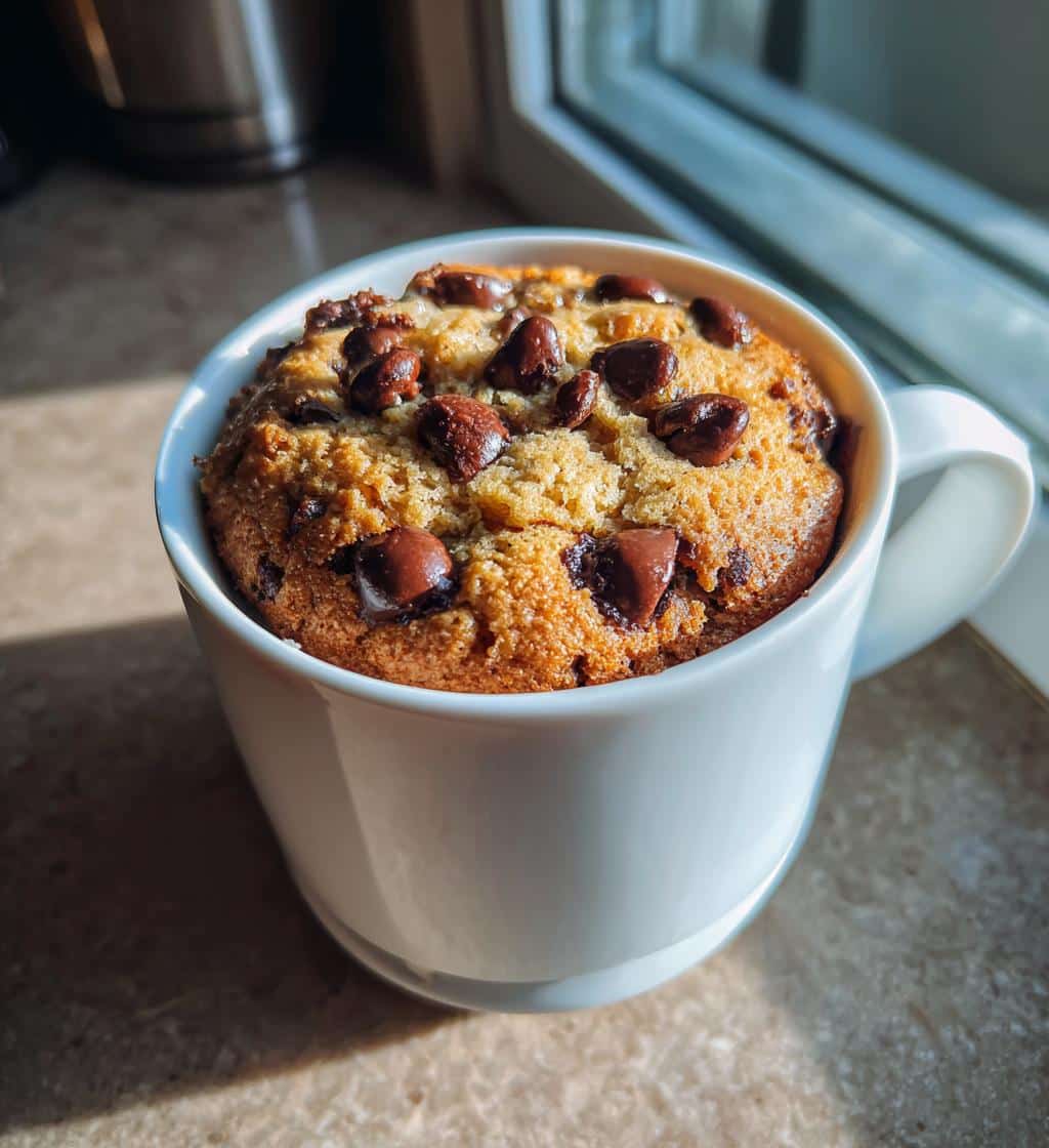 "5-Minute Air Fryer Mug Cookie No Oven - Gooey Joy!" 4 air fryer mug cookie no oven - detail 1