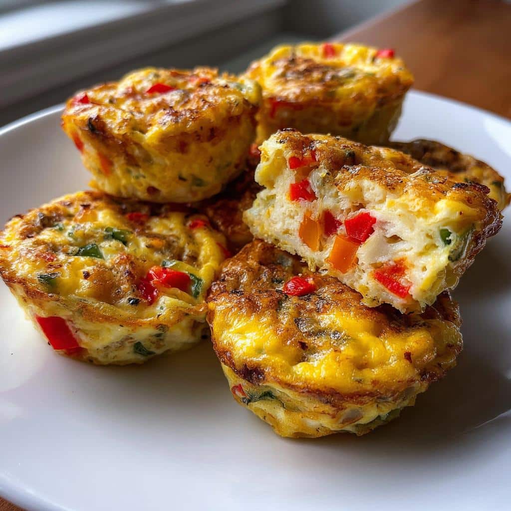 air fryer omelette bites delicious breakfast recipe - detail 1