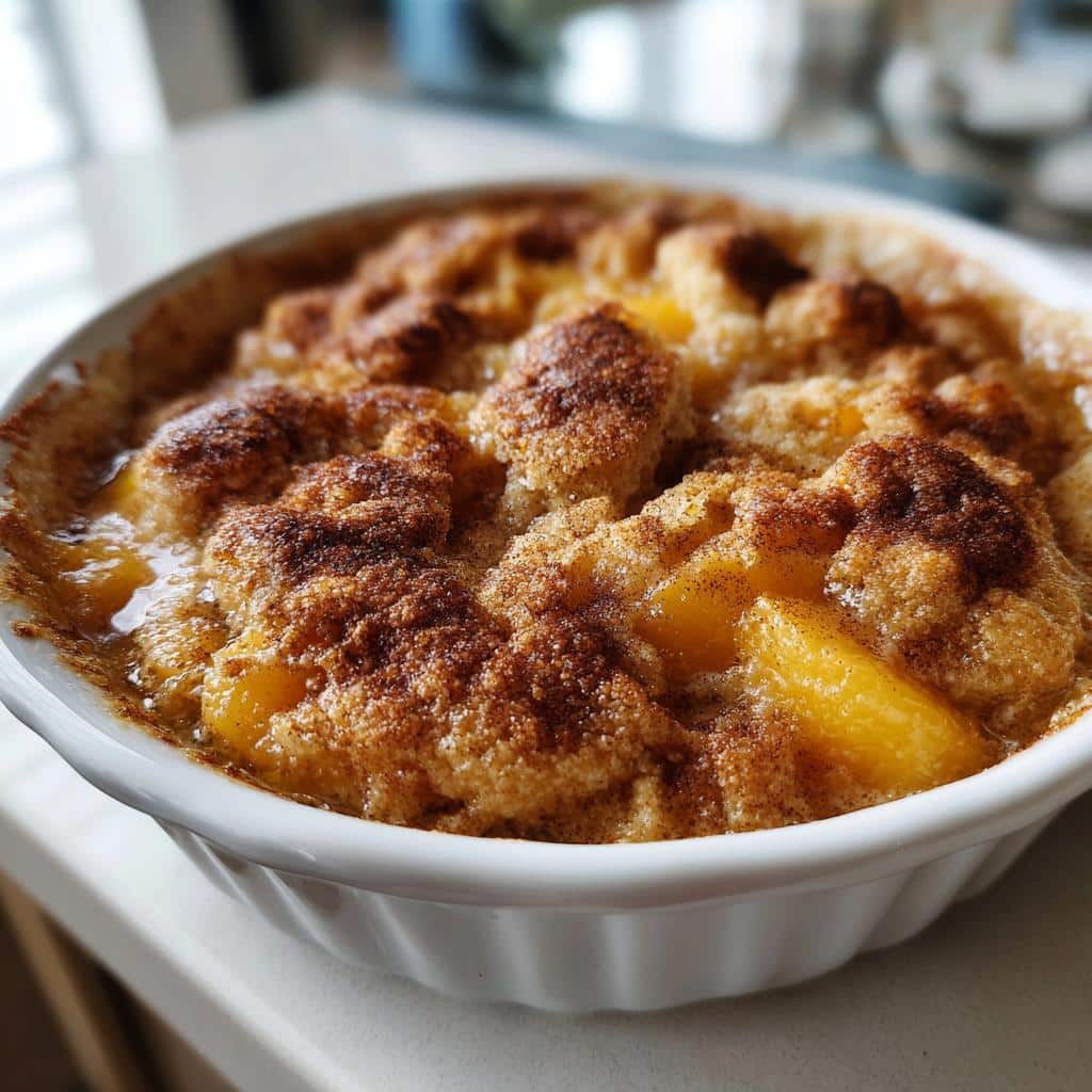air fryer peach cobbler recipe a quick delight awaits - detail 1