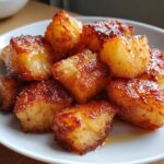 air fryer pineapple bites 10 minute