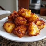 air fryer pineapple bites comfort food