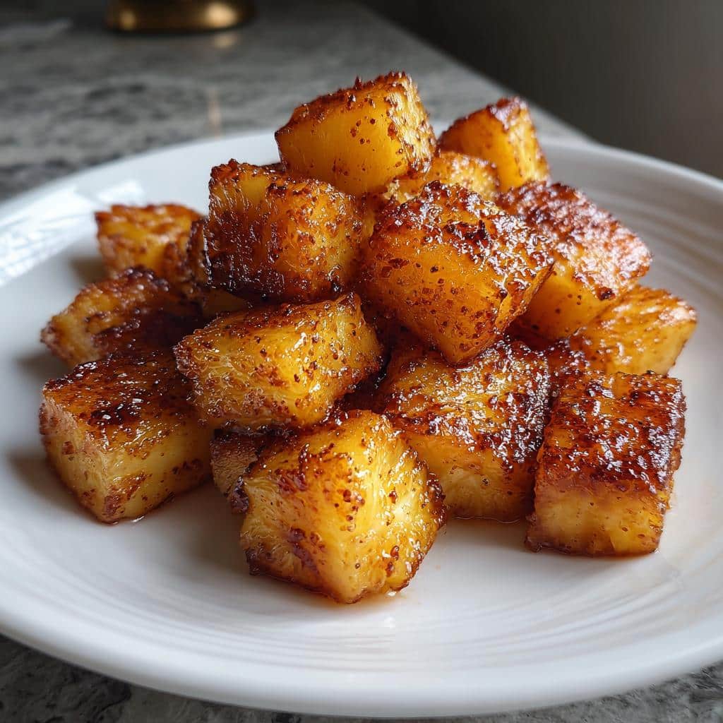 15-Minute Air Fryer Pineapple Bites from Scratch - Irresistible Treat 4 air fryer pineapple bites from scratch - detail 1