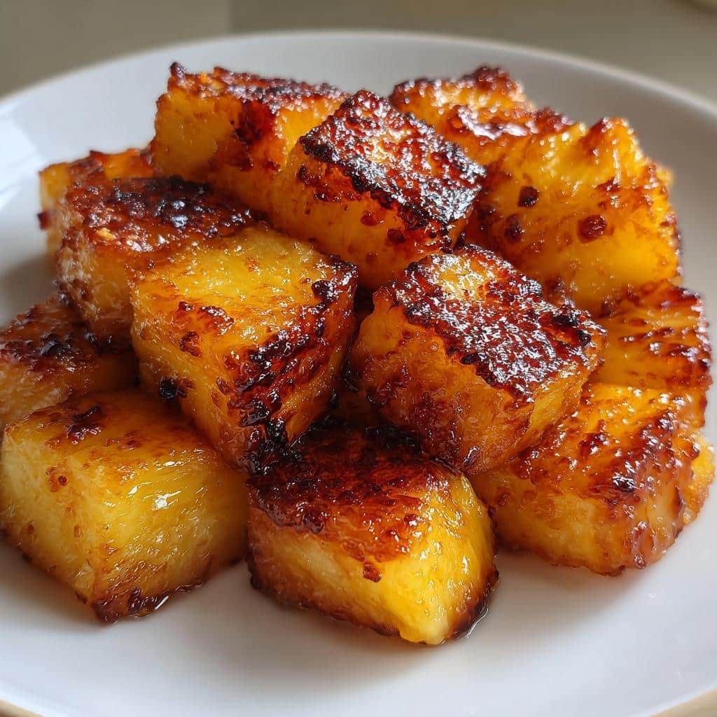 20-Minute Air Fryer Pineapple Bites - Irresistibly Sweet & Easy 4 air fryer pineapple bites homemade - detail 1