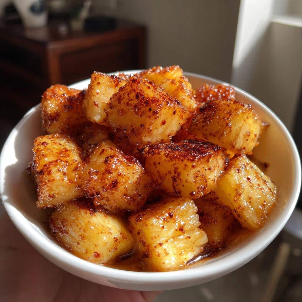 air fryer pineapple bites kid friendly - detail 1