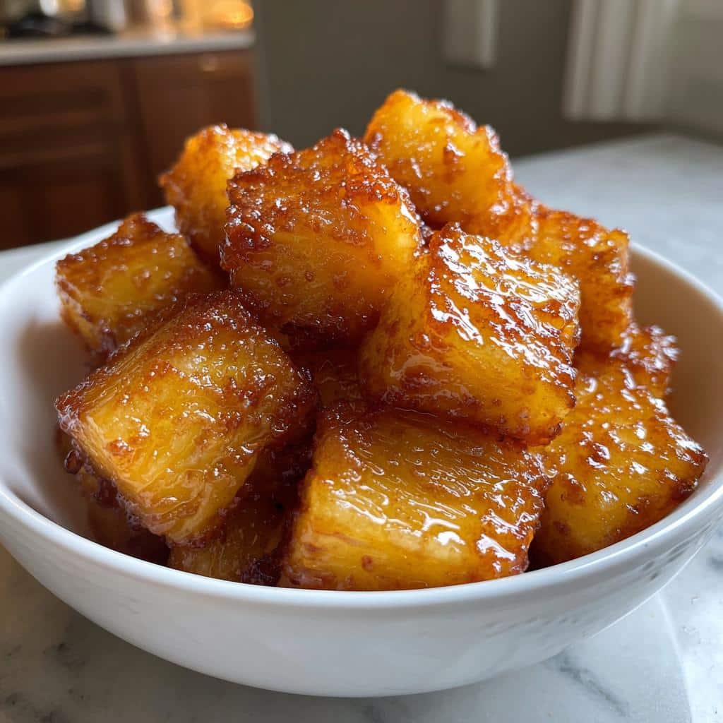 air fryer pineapple bites kid friendly
