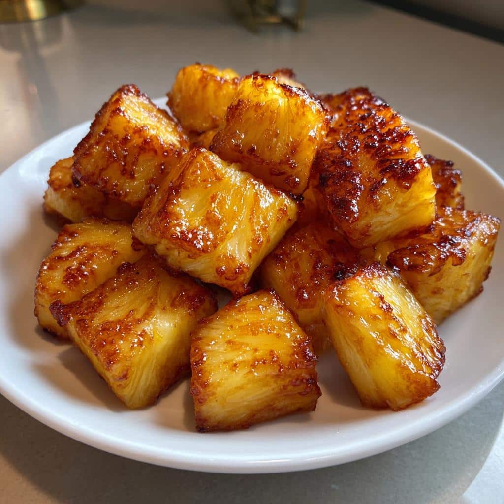 air fryer pineapple bites low calorie