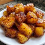 air fryer pineapple bites no bake style