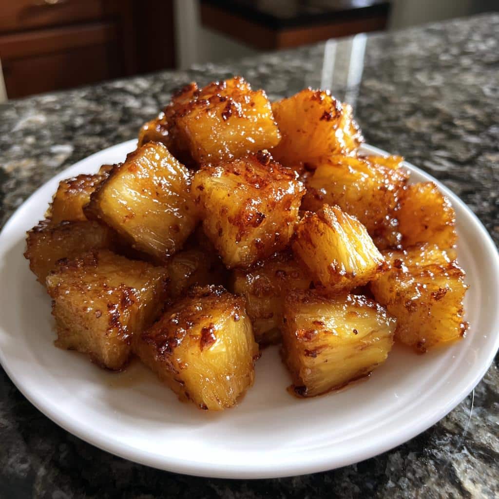 air fryer pineapple bites small batch