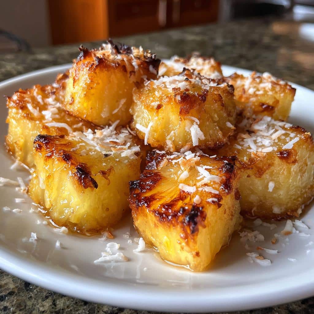 air fryer pineapple bites valentines day