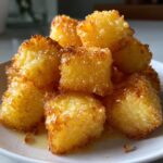 air fryer pineapple bites with cake mix