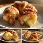 air fryer pineapple bites with crescent rolls