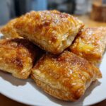 air fryer pineapple bites with puff pastry