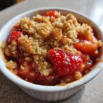 air fryer strawberry crisp 5 ingredient