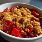 air fryer strawberry crisp no oven