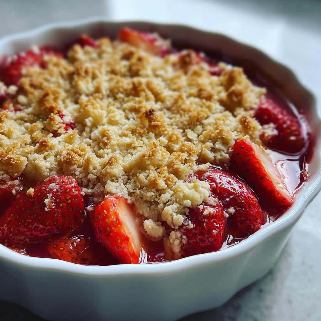 15-Minute Air Fryer Strawberry Crisp Quick Recipe - Irresistible! 4 air fryer strawberry crisp quick - detail 1