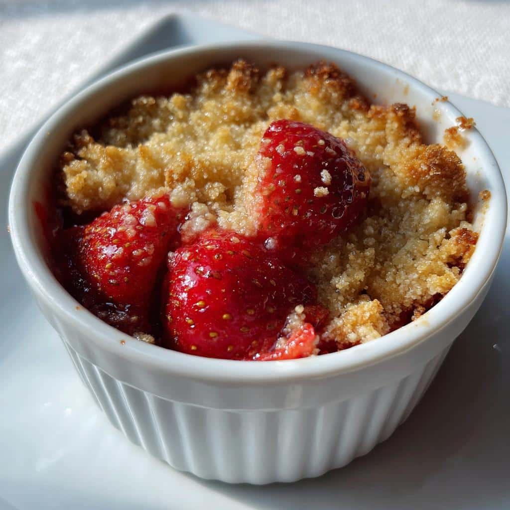 15-Minute Air Fryer Strawberry Crisp Small Batch Bliss 4 air fryer strawberry crisp small batch - detail 1