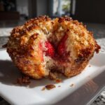 air fryer strawberry crisp soft center