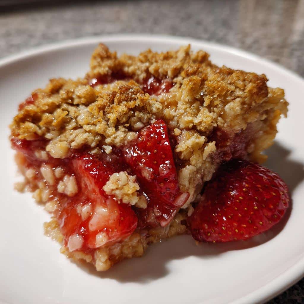 air fryer strawberry crisp with crescent rolls