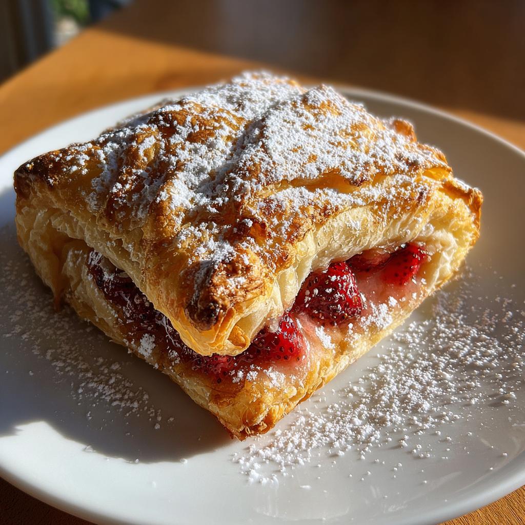 Air Fryer Strawberry Crisp with Puff Pastry in 15 Minutes 4 air fryer strawberry crisp with puff pastry - detail 1