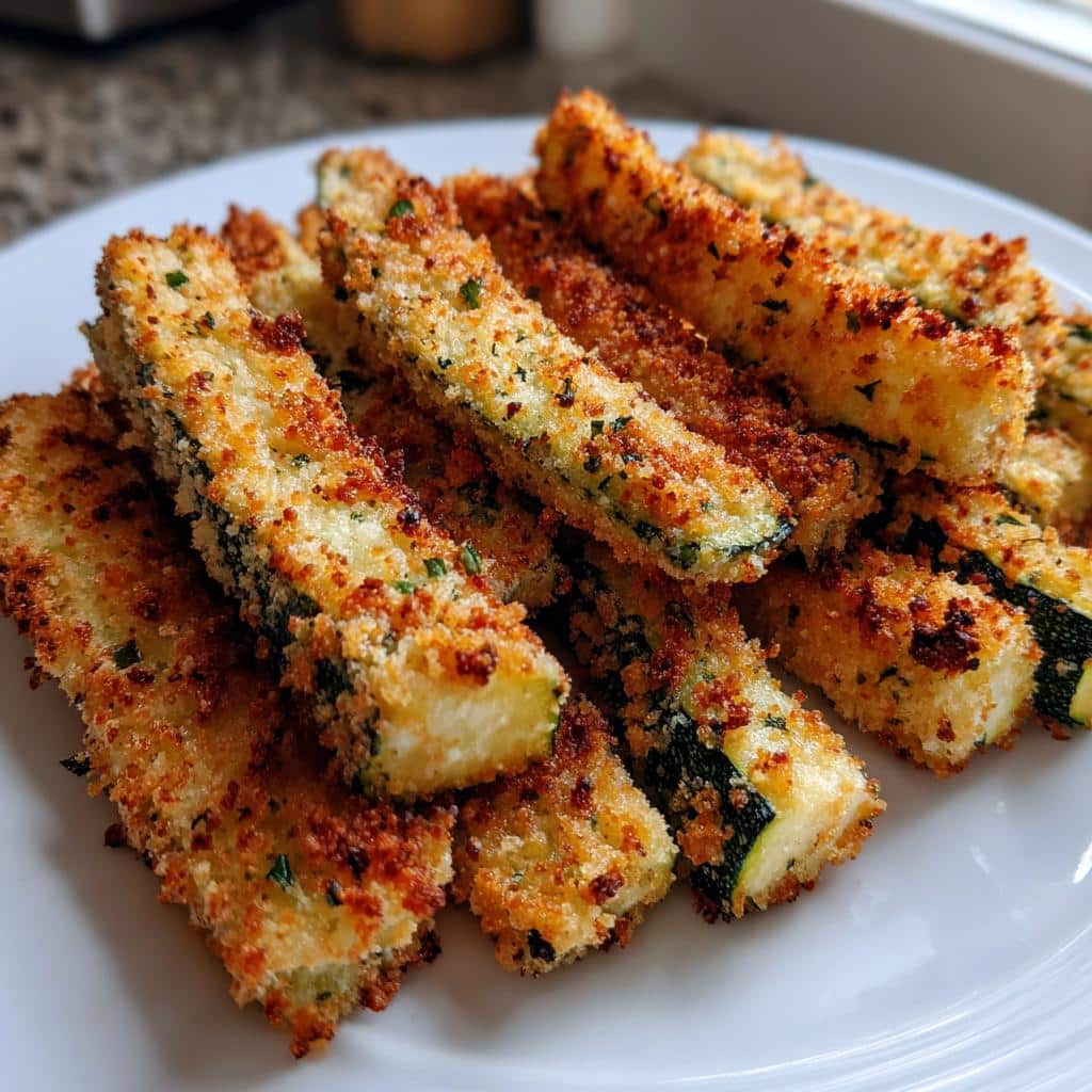 Crispy Air Fryer Zucchini Fries - 20-Minute Guilt-Free Delight 4 air fryer zucchini fries guilt free delights recipe - detail 1