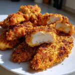 almond flour coated air fryer chicken tenders delight