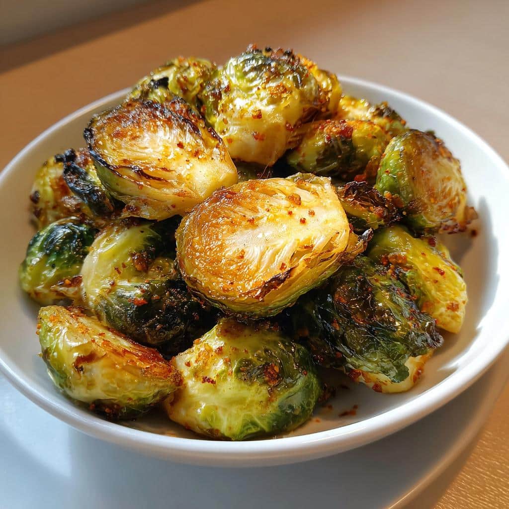 easy air fryer brussels sprouts