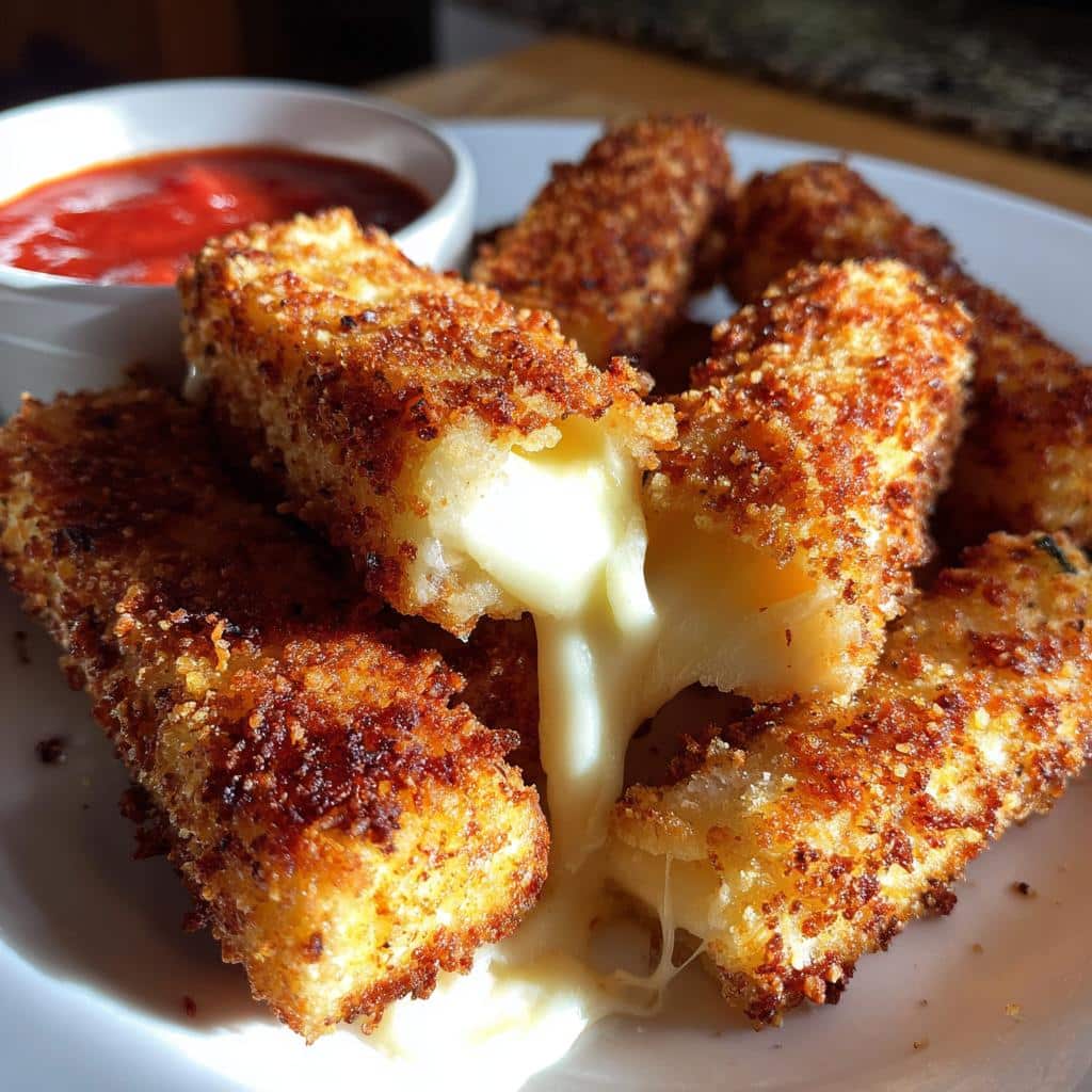easy air fryer mozzarella sticks recipe