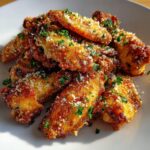 garlic parmesan air fryer chicken wings a must try delight