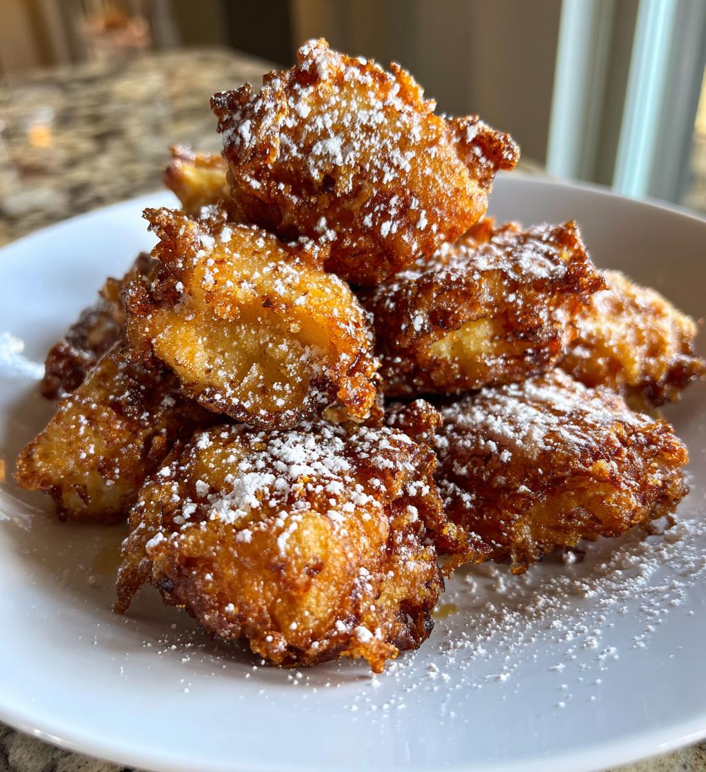 Air Fryer Apple Fritters
