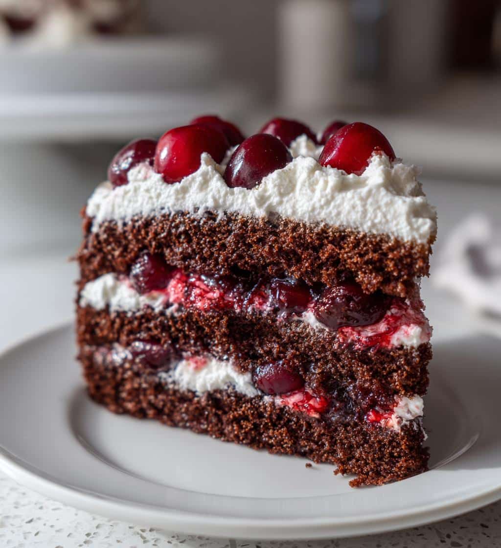 Air Fryer Black Forest Cake - detail 1