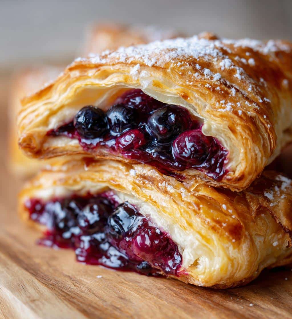 Air Fryer Blueberry Turnovers