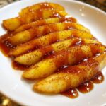Air Fryer Caramel Apple Slices