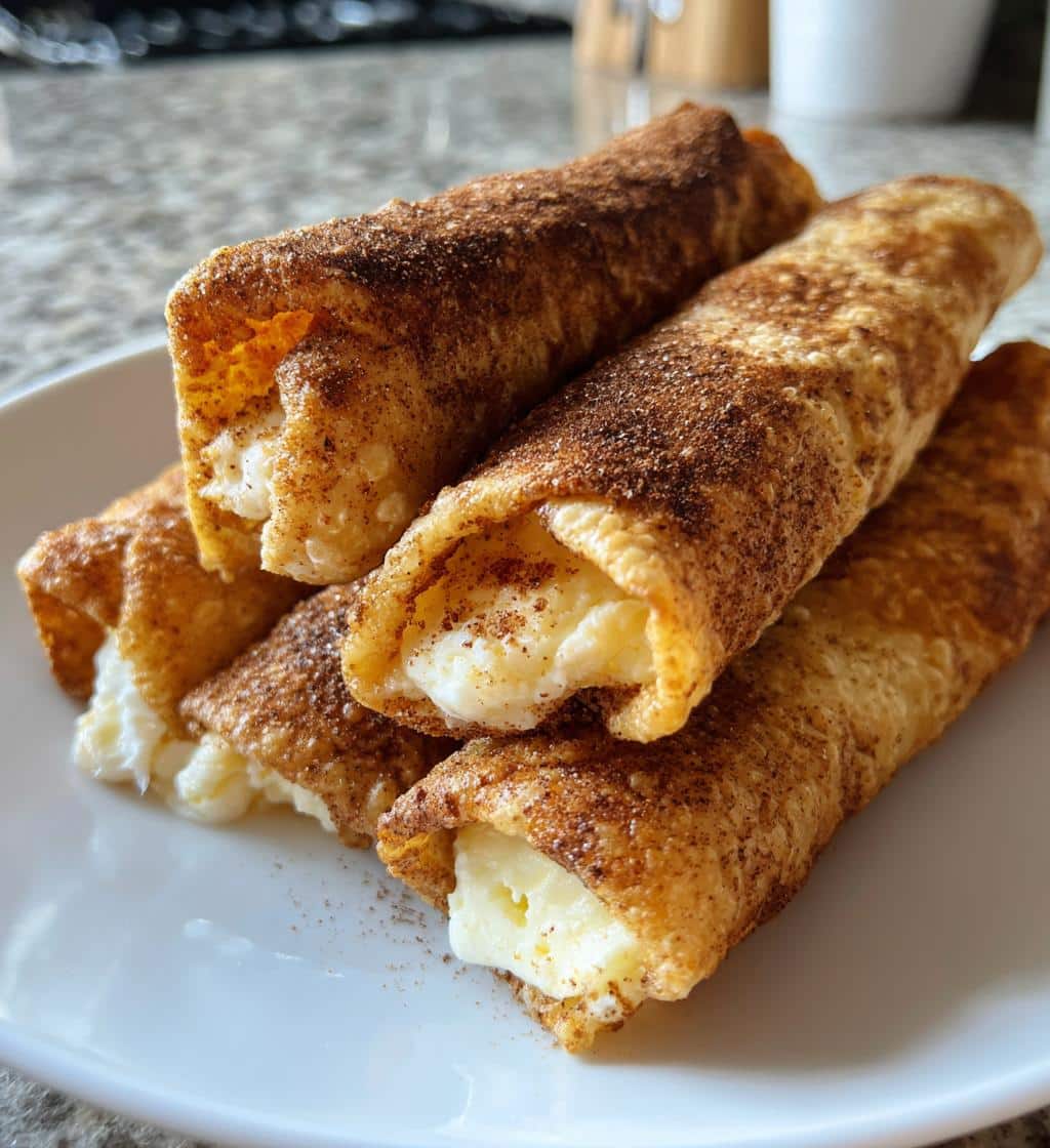 Air Fryer Cheesecake Roll Ups