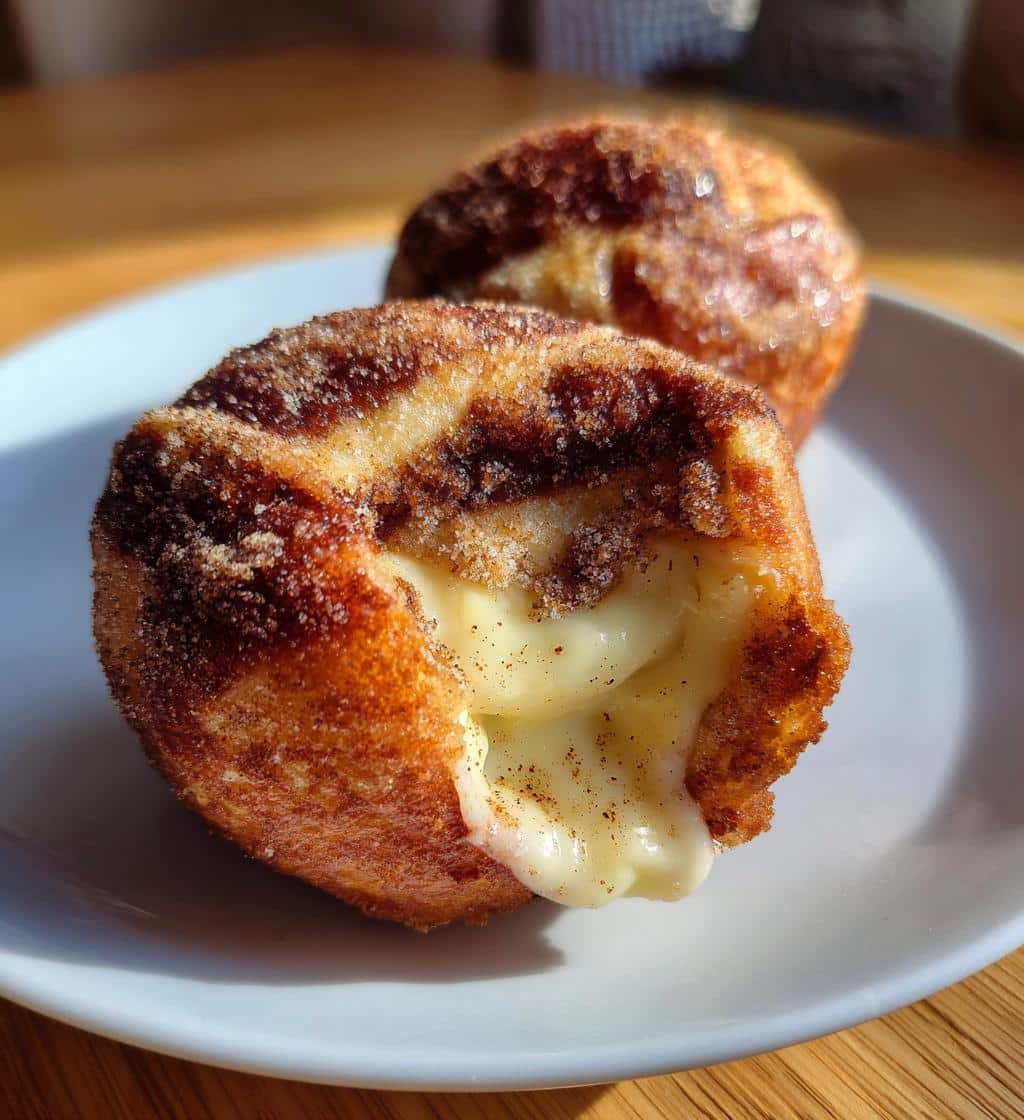 Irresistible Air Fryer Cheesecake-Stuffed Doughnuts in 7 Minutes 4 Air Fryer Cheesecake-Stuffed Doughnuts - detail 1